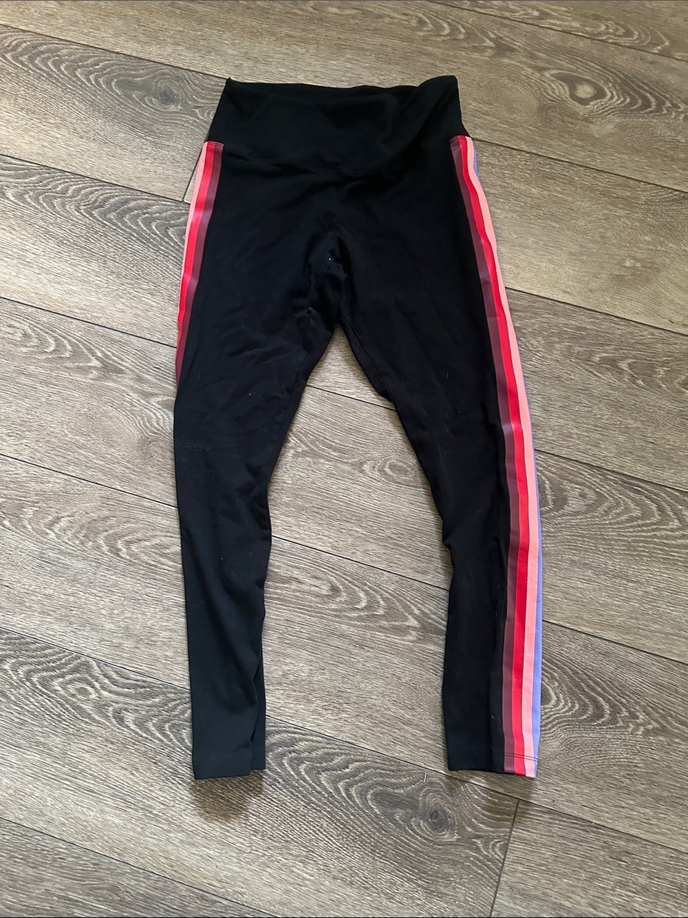 PINK Victoria's Secret Black Yoga Leggings Label Large